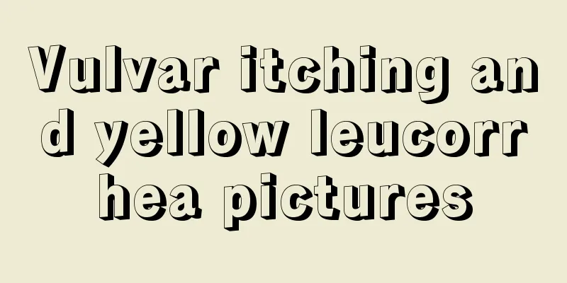 Vulvar itching and yellow leucorrhea pictures