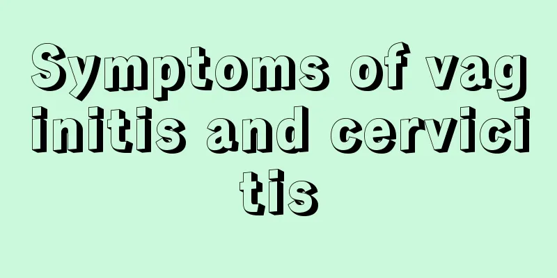 Symptoms of vaginitis and cervicitis