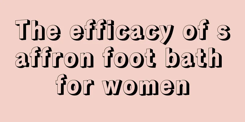 The efficacy of saffron foot bath for women