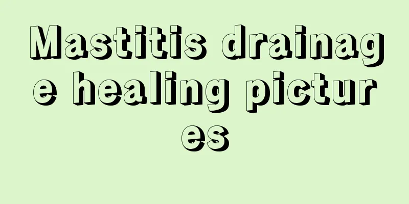 Mastitis drainage healing pictures