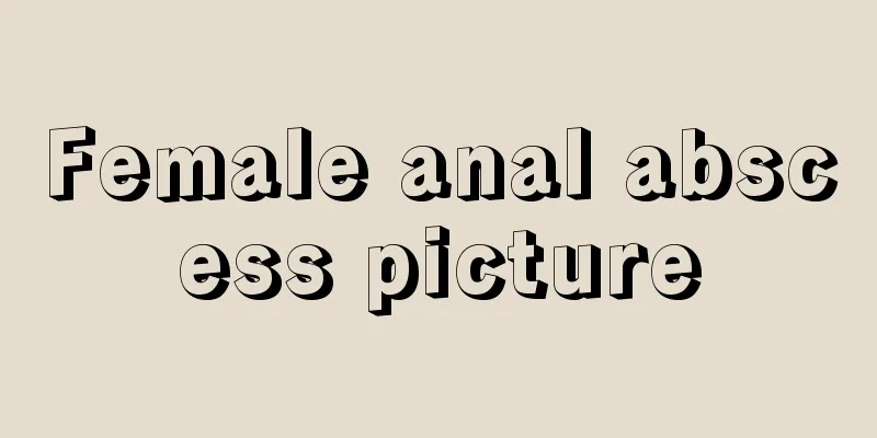 Female anal abscess picture