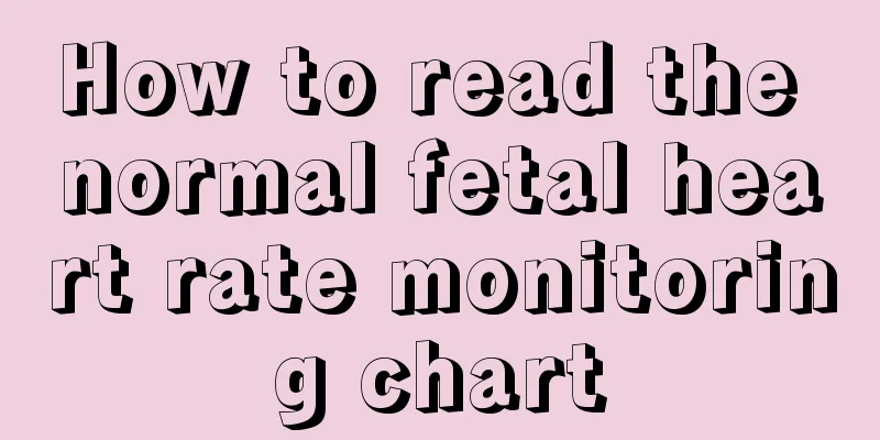 How to read the normal fetal heart rate monitoring chart