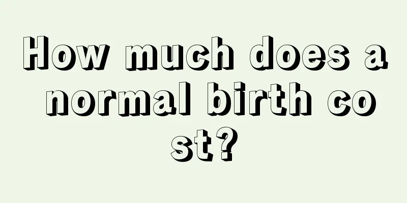 How much does a normal birth cost?