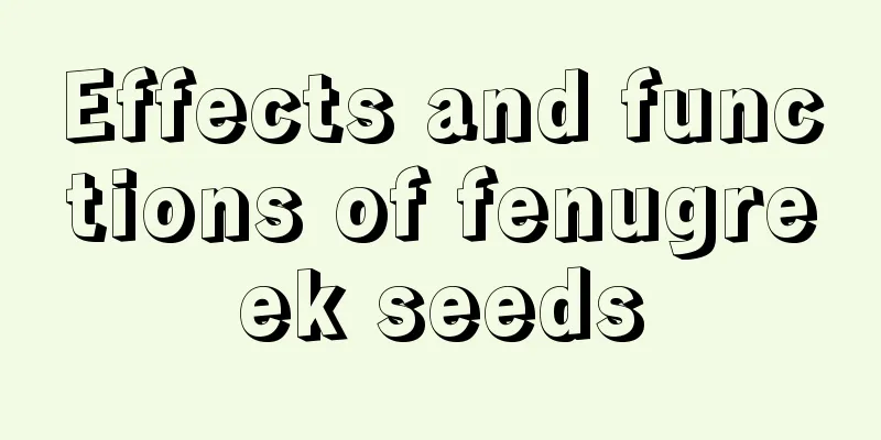 Effects and functions of fenugreek seeds