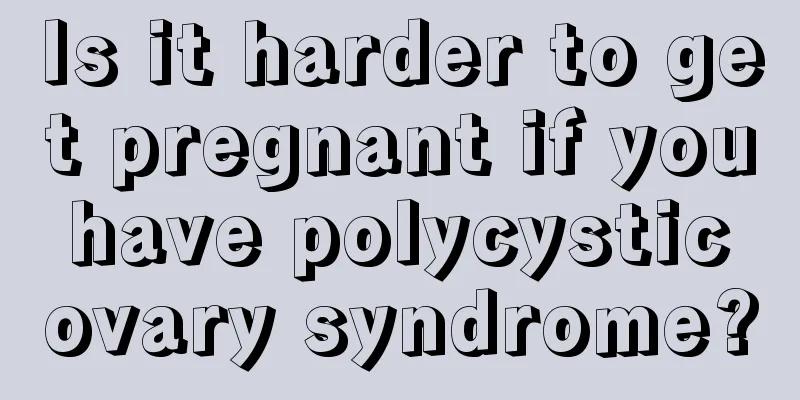 Is it harder to get pregnant if you have polycystic ovary syndrome?