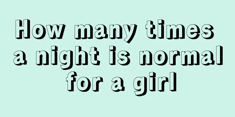 How many times a night is normal for a girl