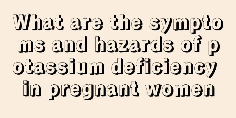 What are the symptoms and hazards of potassium deficiency in pregnant women