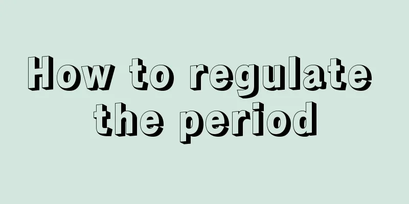 How to regulate the period