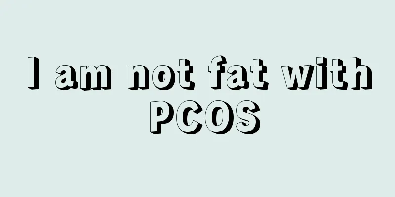 I am not fat with PCOS