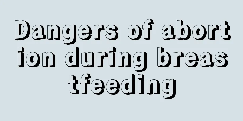 Dangers of abortion during breastfeeding