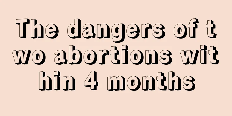 The dangers of two abortions within 4 months