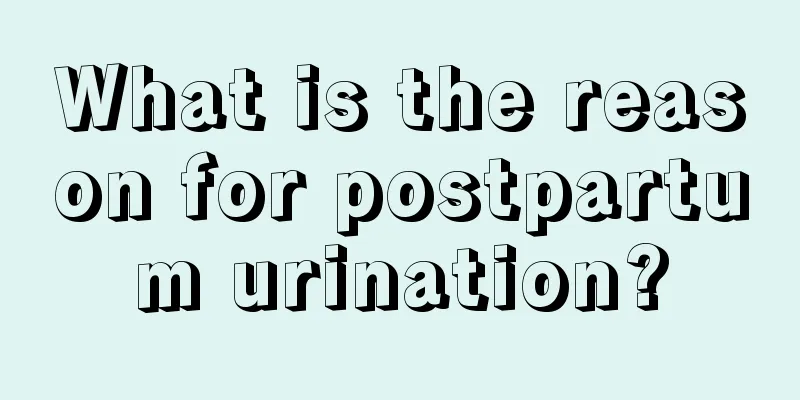 What is the reason for postpartum urination?