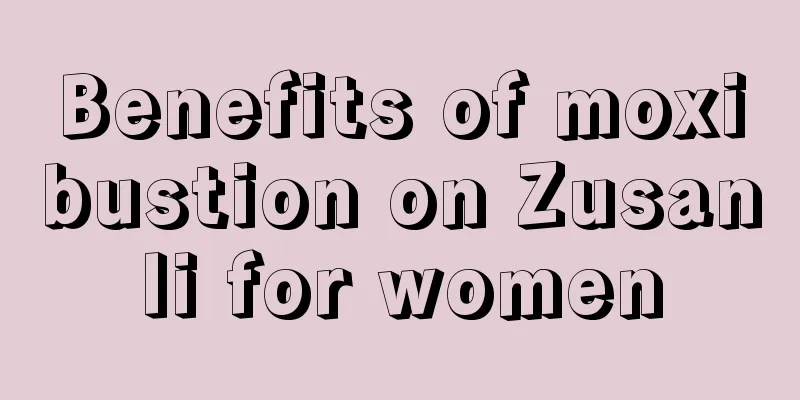 Benefits of moxibustion on Zusanli for women