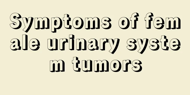 Symptoms of female urinary system tumors