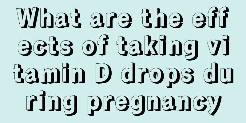 What are the effects of taking vitamin D drops during pregnancy