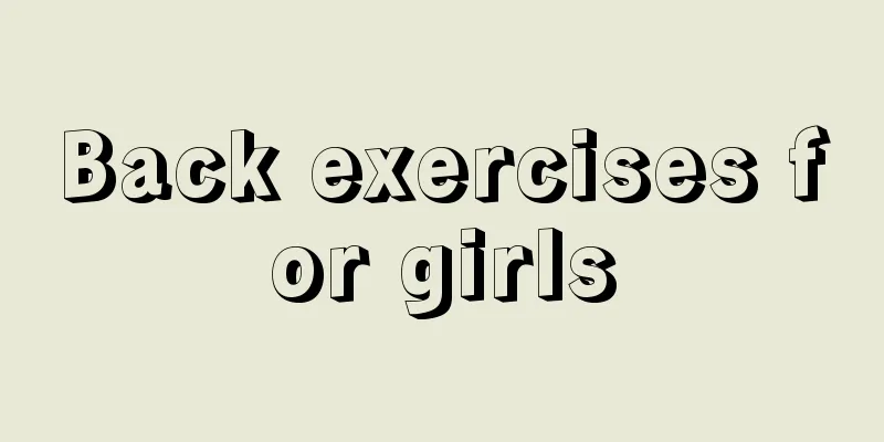 Back exercises for girls