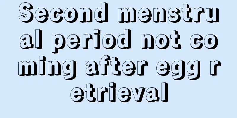 Second menstrual period not coming after egg retrieval