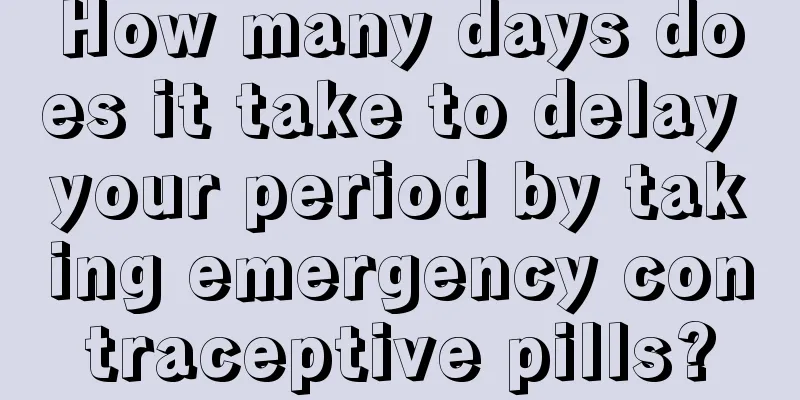 How many days does it take to delay your period by taking emergency contraceptive pills?