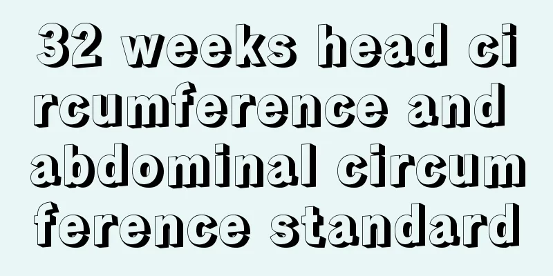 32 weeks head circumference and abdominal circumference standard