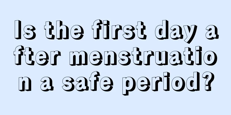 Is the first day after menstruation a safe period?