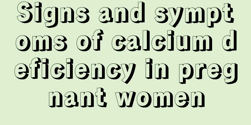 Signs and symptoms of calcium deficiency in pregnant women