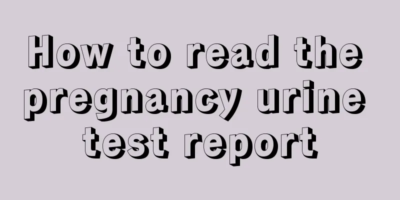 How to read the pregnancy urine test report