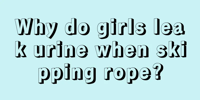 Why do girls leak urine when skipping rope?