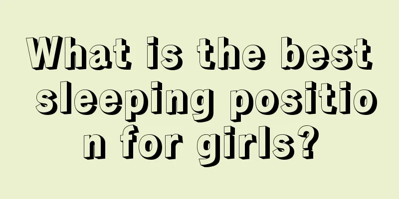 What is the best sleeping position for girls?