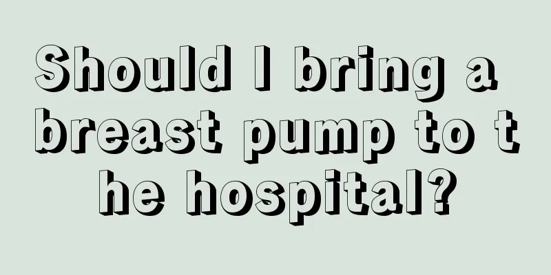 Should I bring a breast pump to the hospital?