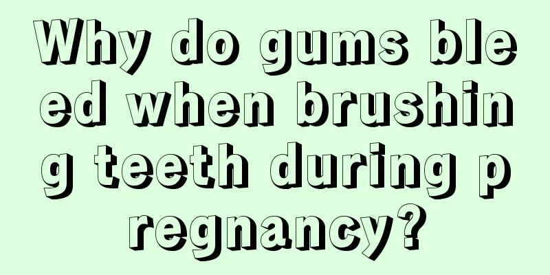 Why do gums bleed when brushing teeth during pregnancy?