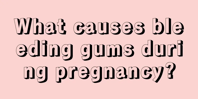 What causes bleeding gums during pregnancy?