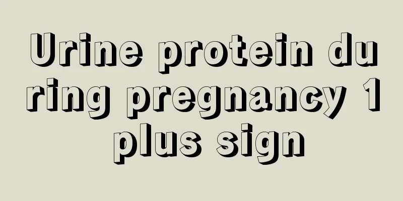 Urine protein during pregnancy 1 plus sign