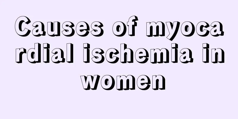 Causes of myocardial ischemia in women