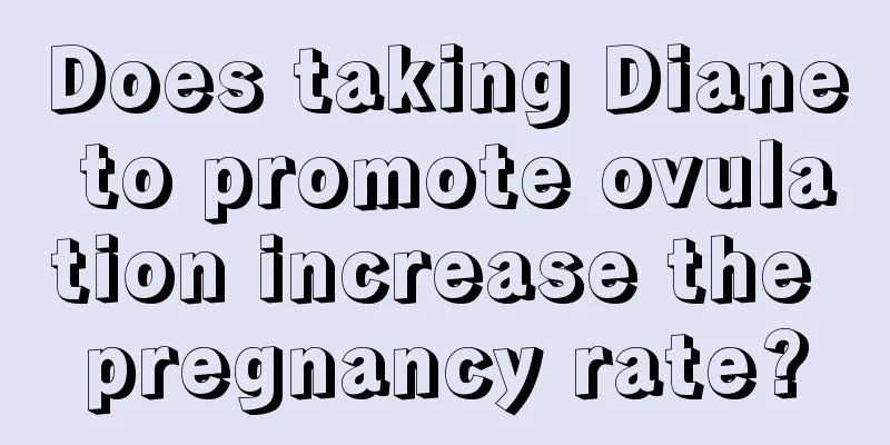 Does taking Diane to promote ovulation increase the pregnancy rate?