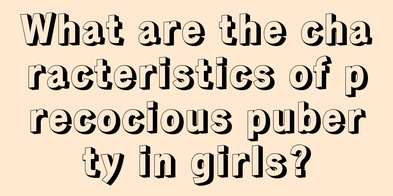 What are the characteristics of precocious puberty in girls?