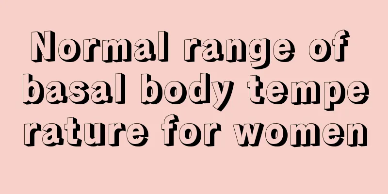 Normal range of basal body temperature for women