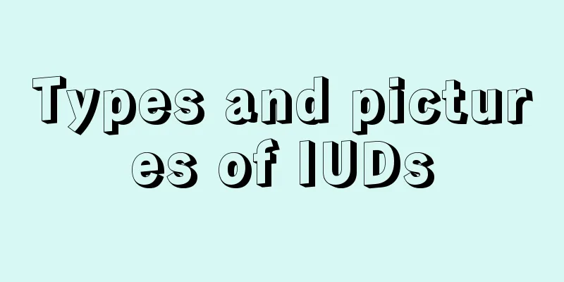 Types and pictures of IUDs