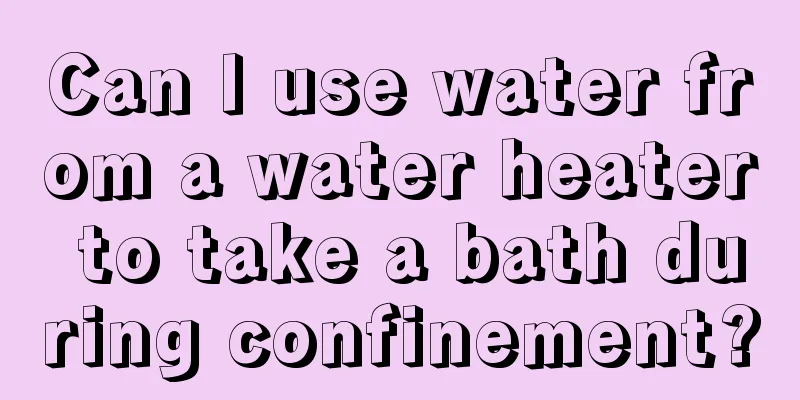 Can I use water from a water heater to take a bath during confinement?