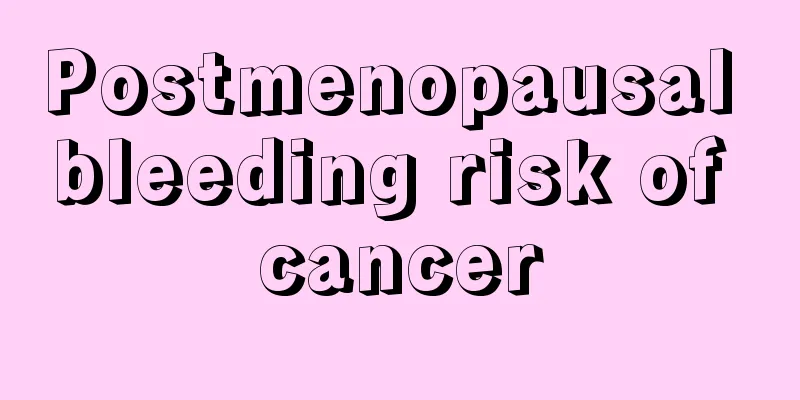 Postmenopausal bleeding risk of cancer