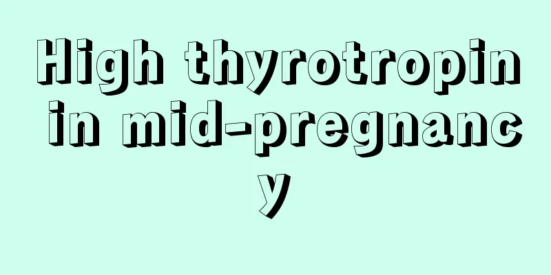 High thyrotropin in mid-pregnancy