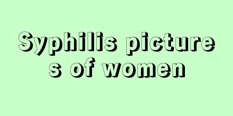 Syphilis pictures of women