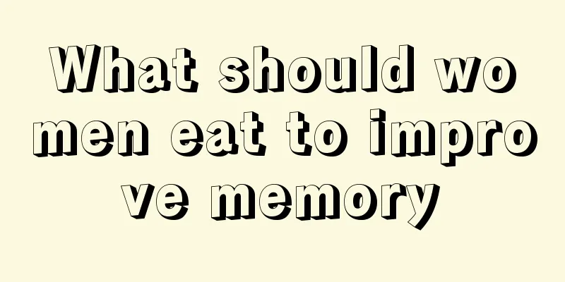 What should women eat to improve memory