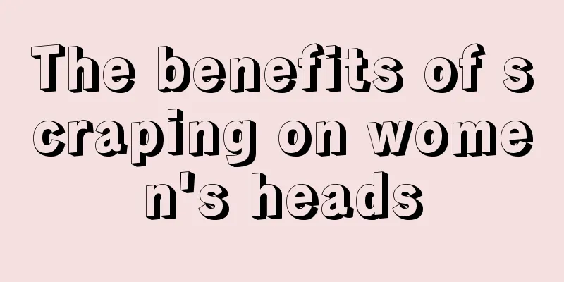 The benefits of scraping on women's heads