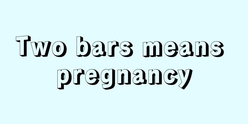 Two bars means pregnancy