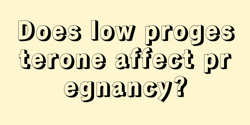 Does low progesterone affect pregnancy?