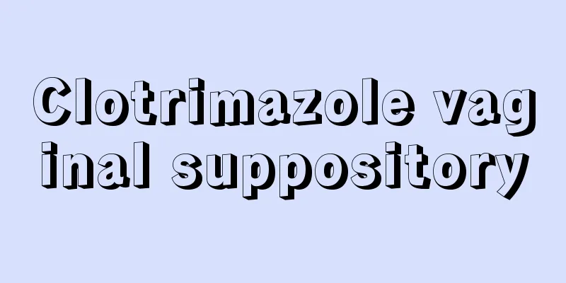 Clotrimazole vaginal suppository