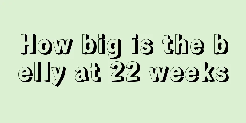 How big is the belly at 22 weeks