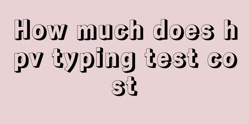 How much does hpv typing test cost