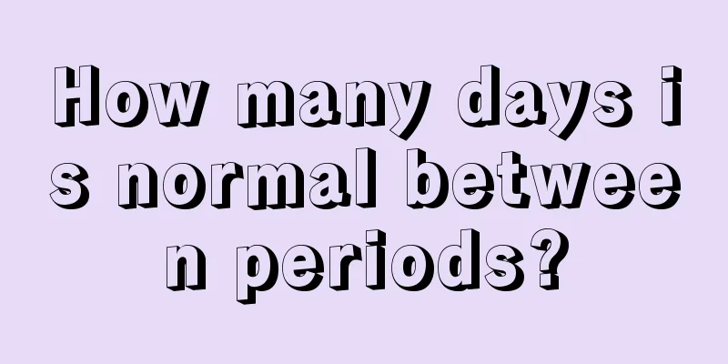 How many days is normal between periods?