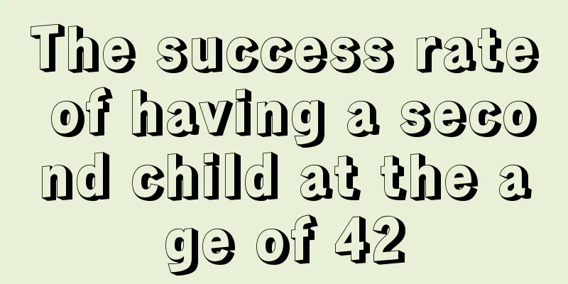 The success rate of having a second child at the age of 42